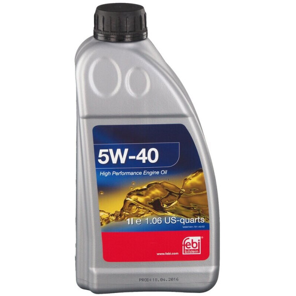 

Febi Bilstein 32936 SAE 5W-40 Engine Oil (A3/B4) синт. моторное масло, 1 л