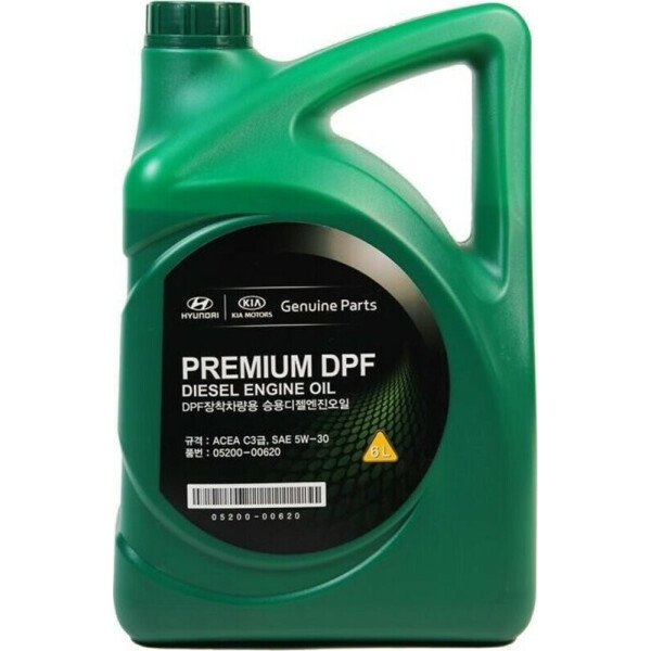 

Mobis Premium DPF (SAE 5W-30, ACEA C3) дизельное моторное масло, 6 л