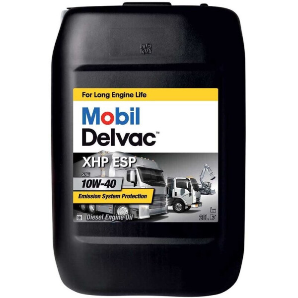 

Mobil Delvac XHP ESP 10W-40 дизельное моторное масло, 20 л