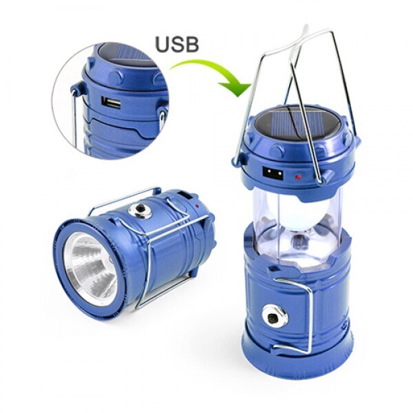 

Фонарь кемпинговый 5LED+1W, встроенный аккумулятор, Power bank, солнечная батарея (HL-5700)