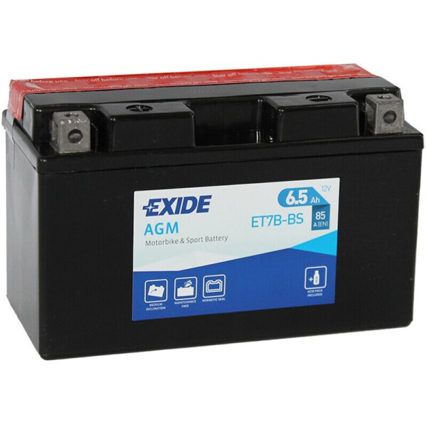 

Автомобильный аккумулятор Exide Bike AGM 6,5 Ah 12 V 85 A (+-, L)
