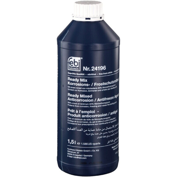 

Febi Bilstein 24196 Antifreeze (G11) антифриз синий, 1,5 л