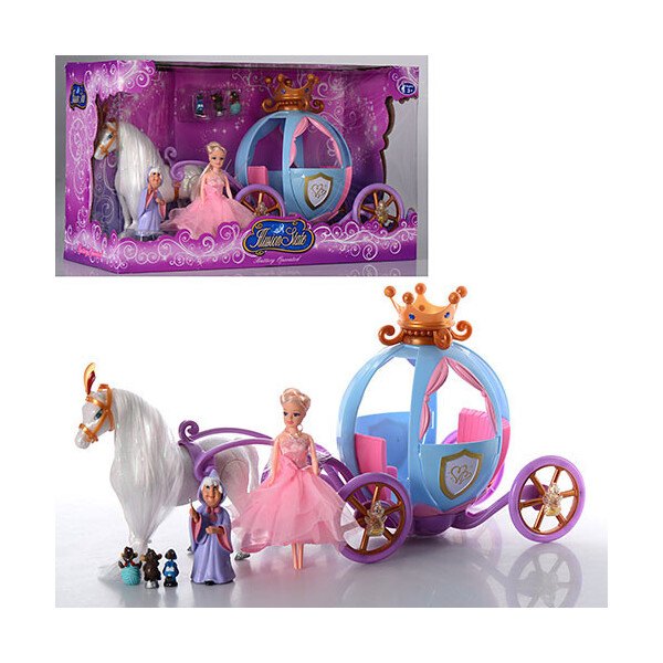 

Игровым набор METR+ Карета с куклой (205 A)