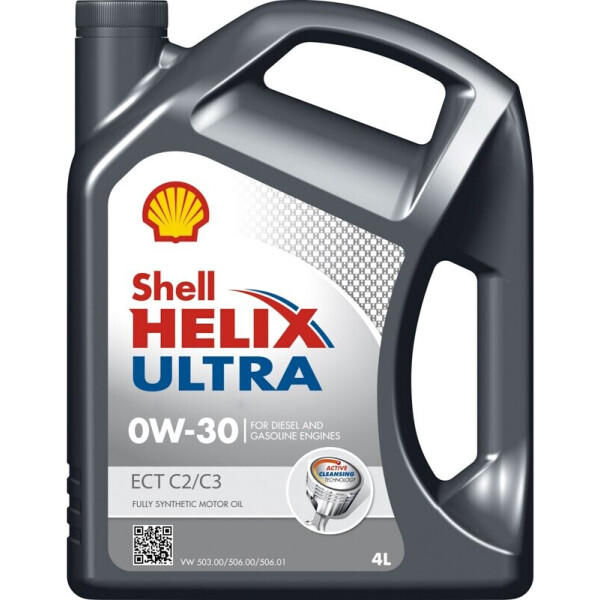 

Shell Helix Ultra ECT C2/C3 0W-30 Моторное масло, 4 л