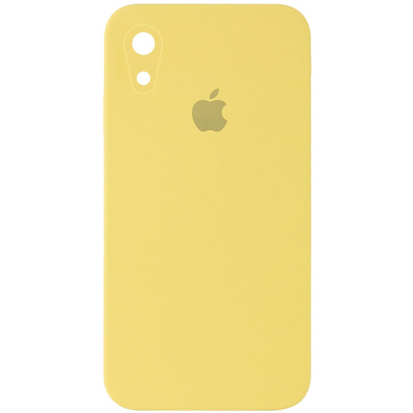 

Чехол Silicone Case Square Full Camera Protective (AA) для Apple iPhone XR (6.1'') Желтый / Canary Yellow (153066)
