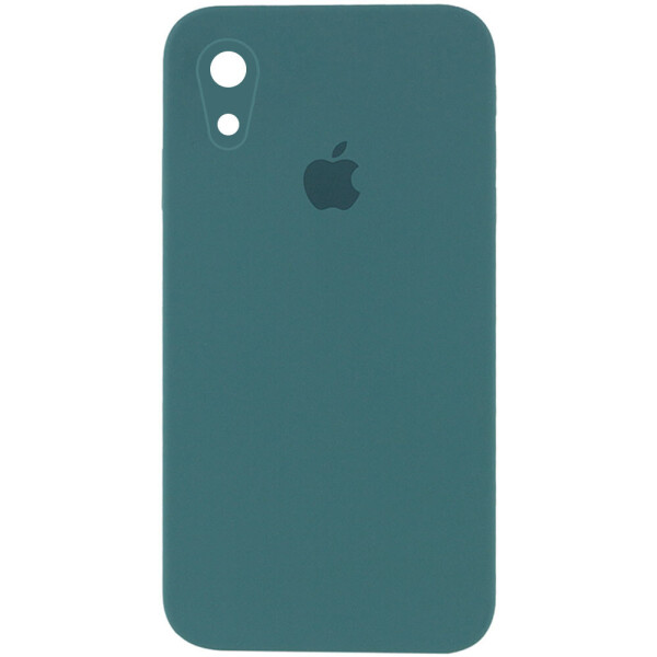 

Чехол Silicone Case Square Full Camera Protective (AA) для Apple iPhone XR (6.1'') Зеленый / Pine green (153071)