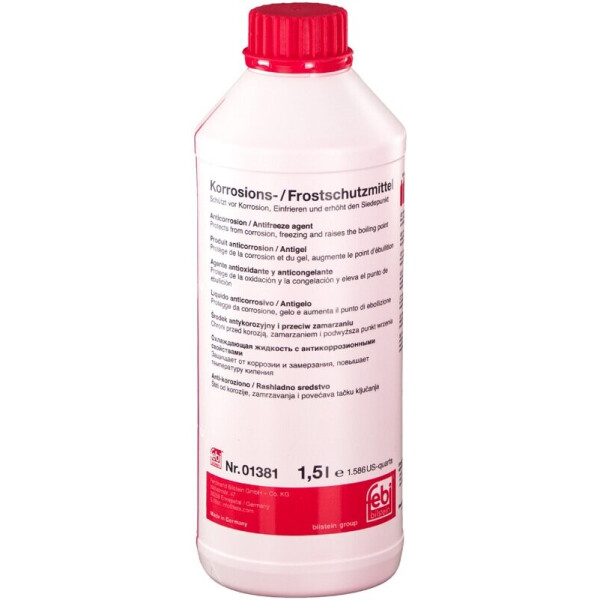 

Febi Bilstein 01381 Antifreeze (G12) концентрат антифриза красный, 1,5 л