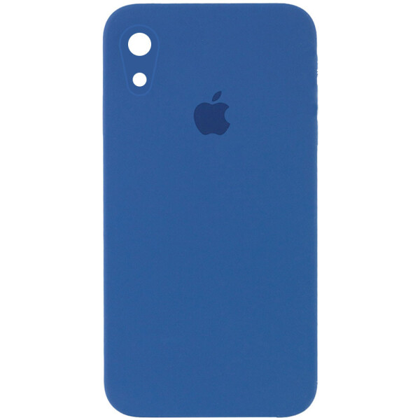 

Чехол Silicone Case Square Full Camera Protective (AA) для Apple iPhone XR (6.1'') Синий / Navy blue (153083)