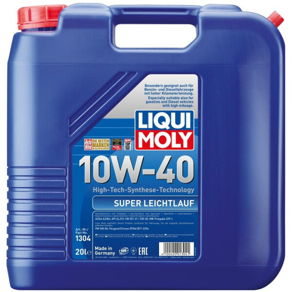 

Liqui Moly Super Leichtlauf 10W-40 Моторное масло, 20 л