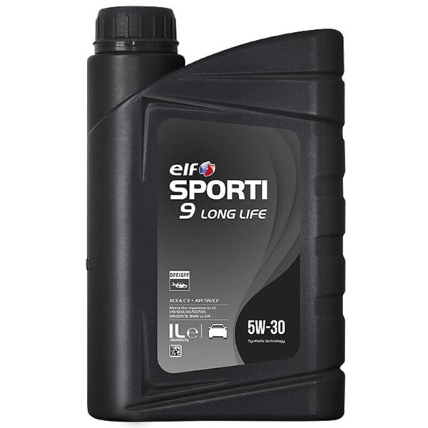 

ELF Sporti 9 Long Life 5W-30 Моторное масло, 1 л
