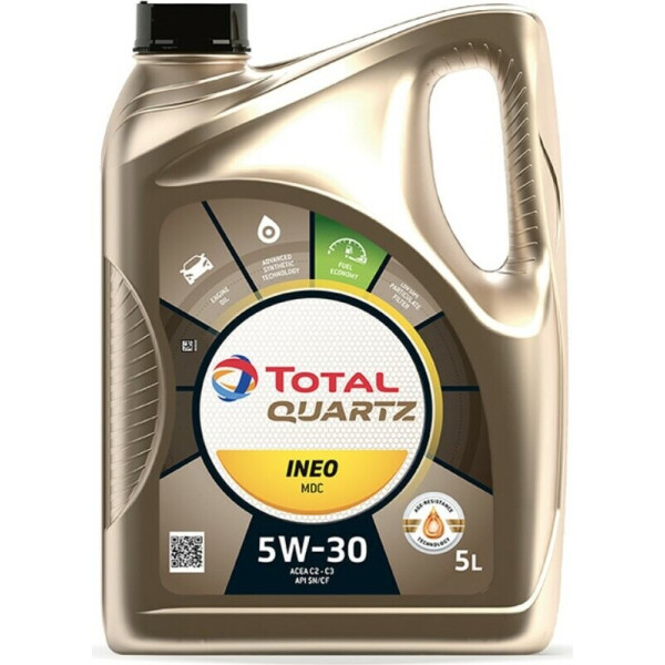 

Total Quartz Ineo MDC 5W-30 (MB 229.52/229.51) Моторное масло, 5 л
