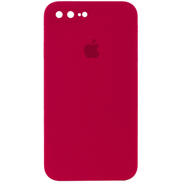 

Чехол Silicone Case Square Full Camera Protective (AA) для Apple iPhone 8 plus (5.5'') Красный / Rose Red (153020)