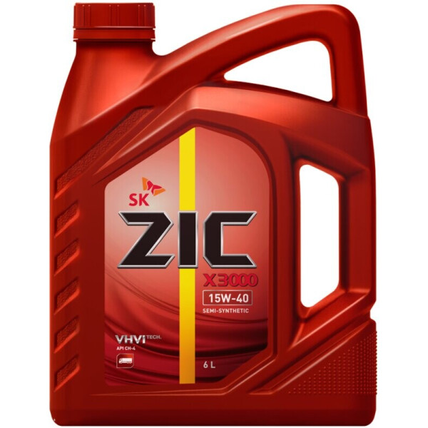 

ZIC X3000 15W-40 дизельное моторное масло, 6 л