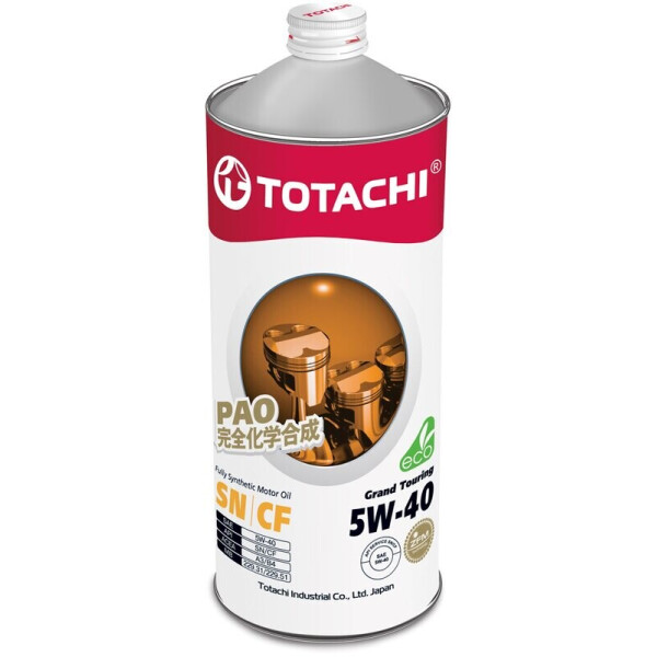 

Totachi Grand Touring 5W-40 (PAO) моторное масло, 1 л
