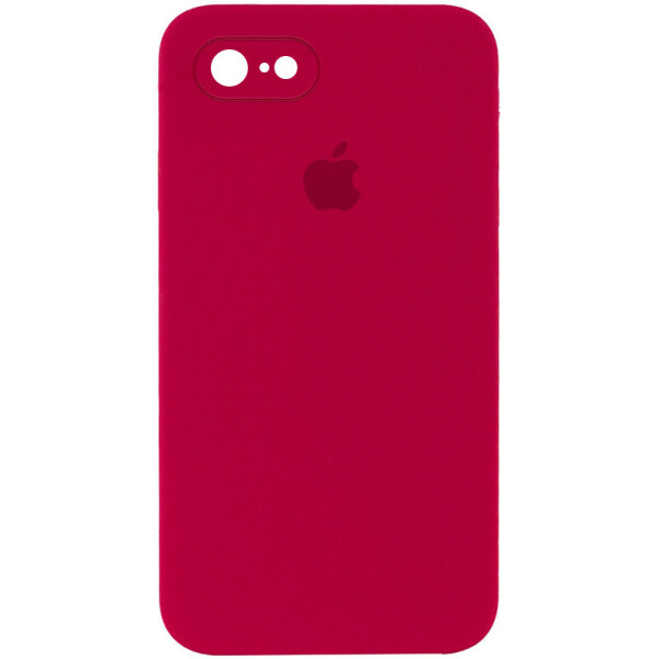 

Чехол Silicone Case Square Full Camera Protective (AA) для Apple iPhone 6/6s (4.7'') Красный / Rose Red (152953)