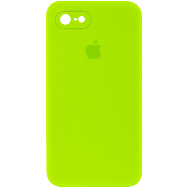

Чехол Silicone Case Square Full Camera Protective (AA) для Apple iPhone 6/6s (4.7'') Салатовый / Neon green (152972)