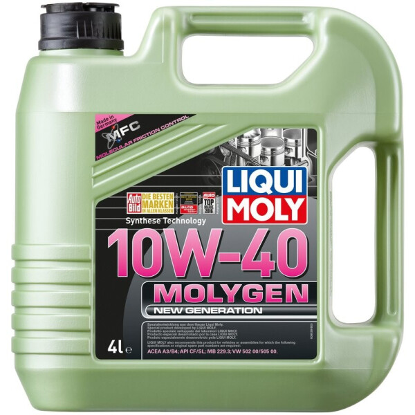 

Liqui Moly Molygen New Generation 10W-40 Моторное масло, 4 л