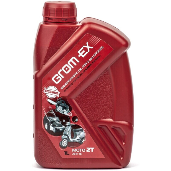 

Grom-Ex Moto 2T моторное масло для 2-х тактной техники, 1 л