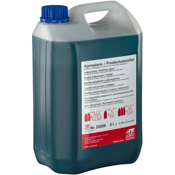 

Febi Bilstein 22268 Antifreeze (G11) концентрат антифриза синий, 5 л
