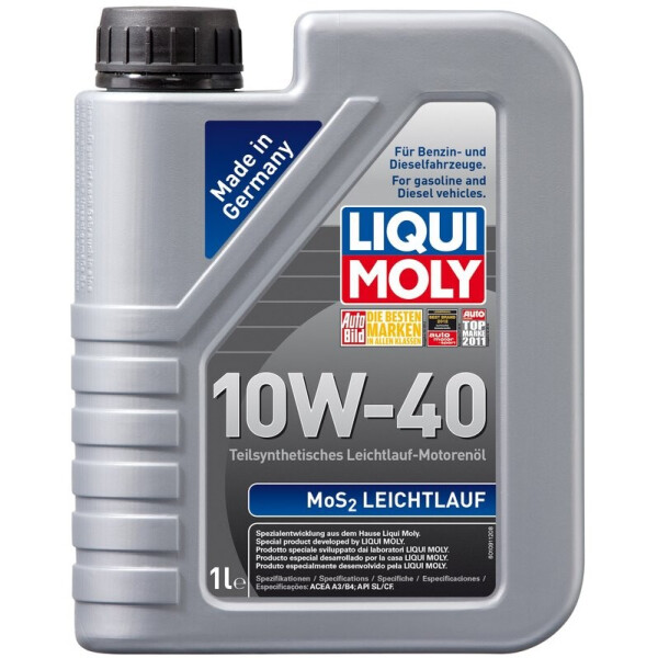 

Liqui Moly MoS2 Leichtlauf 10W-40 Моторное масло с молибденом, 1 л