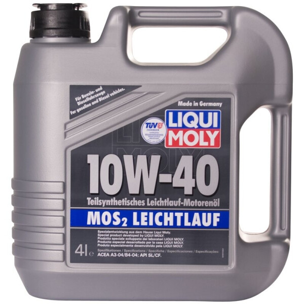 

Liqui Moly MoS2 Leichtlauf 10W-40 Моторное масло с молибденом, 4 л