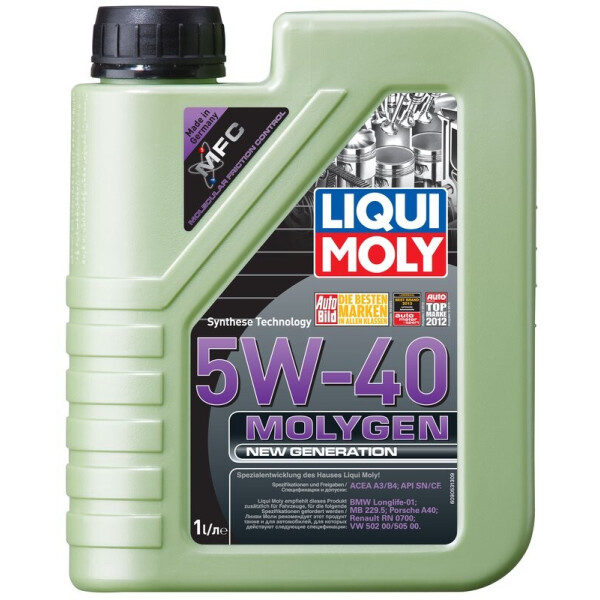 

Liqui Moly Molygen New Generation 5W-40 Моторное масло, 1 л