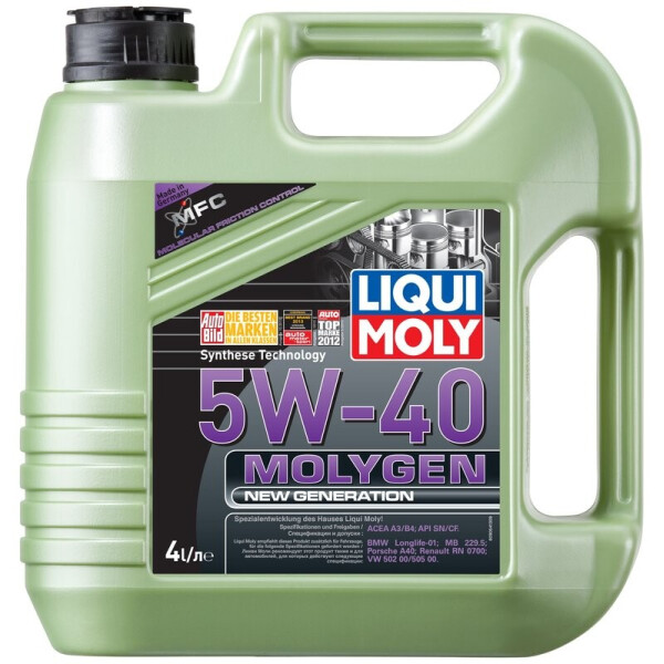 

Liqui Moly Molygen New Generation 5W-40 Моторное масло, 4 л