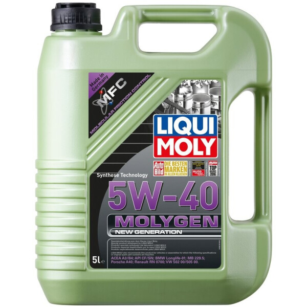 

Liqui Moly Molygen New Generation 5W-40 Моторное масло, 5 л