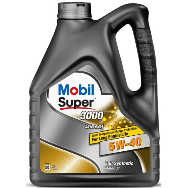 

Mobil Super 3000 X1 Diesel 5W-40 дизельное моторное масло, 4 л