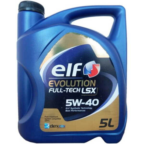 

ELF Evolution Full-Tech LSX 5W-40 Моторное масло, 5 л