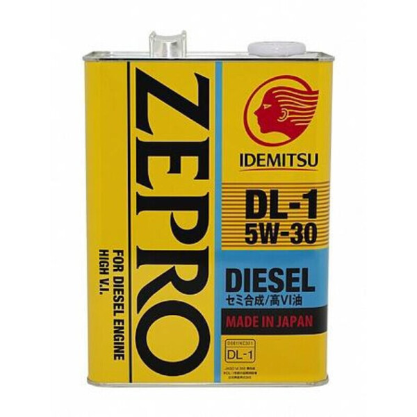 

Idemitsu Zepro Diesel DL-1 5W-30 моторное масло, 4 л