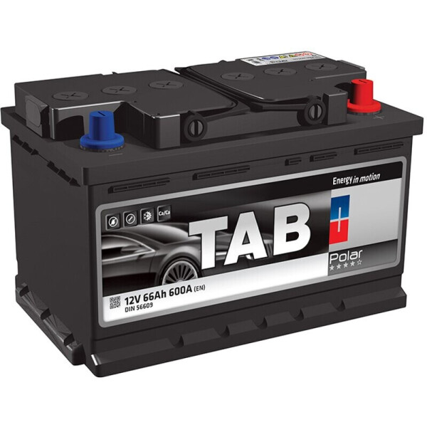 

TAB Polar 66 Ah 600 A аккумулятор (-+, R)
