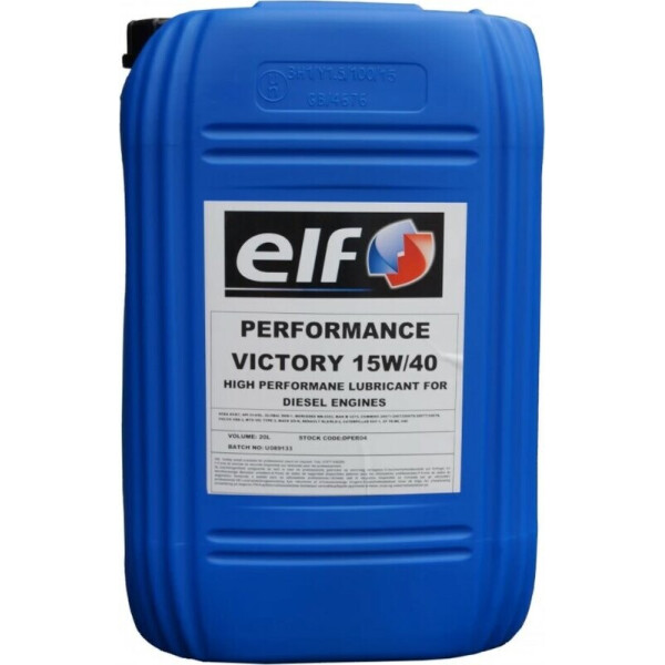 

ELF Performance Victory 15W-40 Моторное масло, 20 л