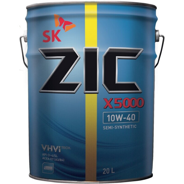 

ZIC X5000 10W-40 дизельное моторное масло, 20 л
