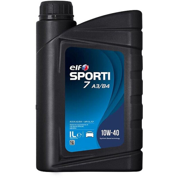 

ELF Sporti 7 10W-40 Моторное масло, 1 л