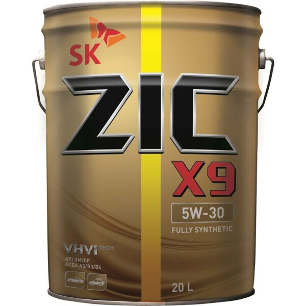 

ZIC X9 5W-30 синтетическое моторное масло, 20 л