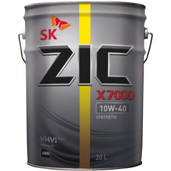 

ZIC X7000 AP 10W-40 дизельное моторное масло, 20 л
