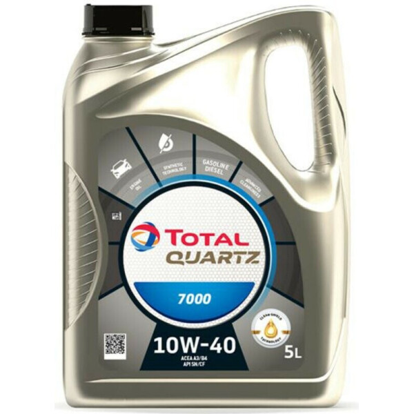 

Total Quartz 7000 10W-40 Моторное масло, 5 л