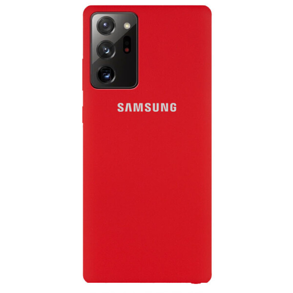 

Чехол Silicone Cover Full Protective (AA) для Samsung Galaxy Note 20 Ultra Красный / Dark Red (142085)