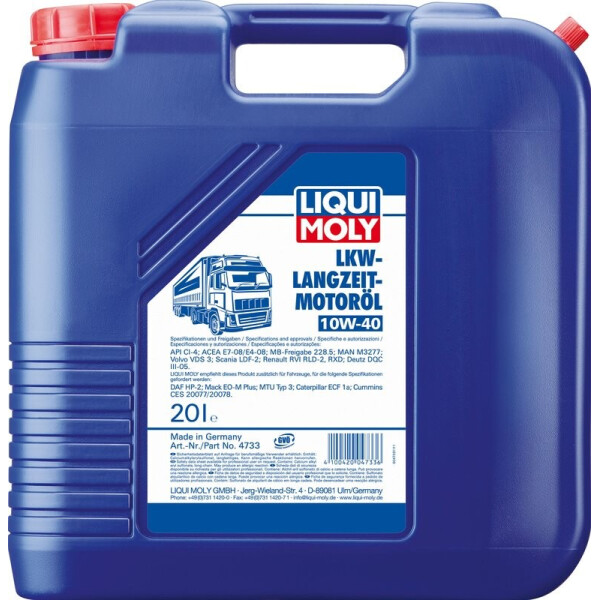 

Liqui Moly LKW Langzeit Motoroil 10W-40 Моторное масло, 20 л
