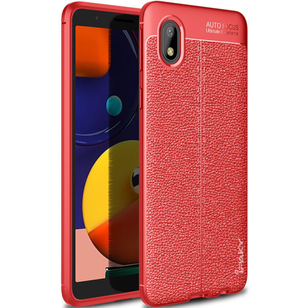 

TPU чехол iPaky Litchi Series для Samsung Galaxy M01 Core / A01 Core Красный (145044)