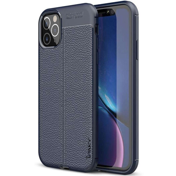 

TPU чехол iPaky Litchi Series для Apple iPhone 12 Pro / 12 (6.1'') Синий (145025)