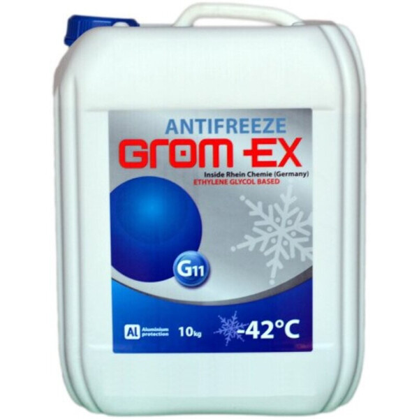 

Grom-Ex Antifreeze Blue G11 (-42C) антифриз синий, 10 кг