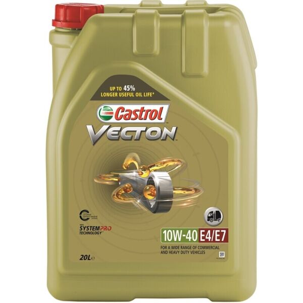 

Castrol Vecton 10W-40 E4/E7 дизельное моторное масло, 20 л