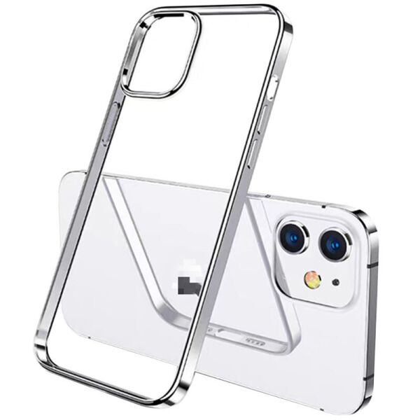 

TPU чехол G-Case Shiny Series для Apple iPhone 12 mini (5.4'') Серебряный (154996)