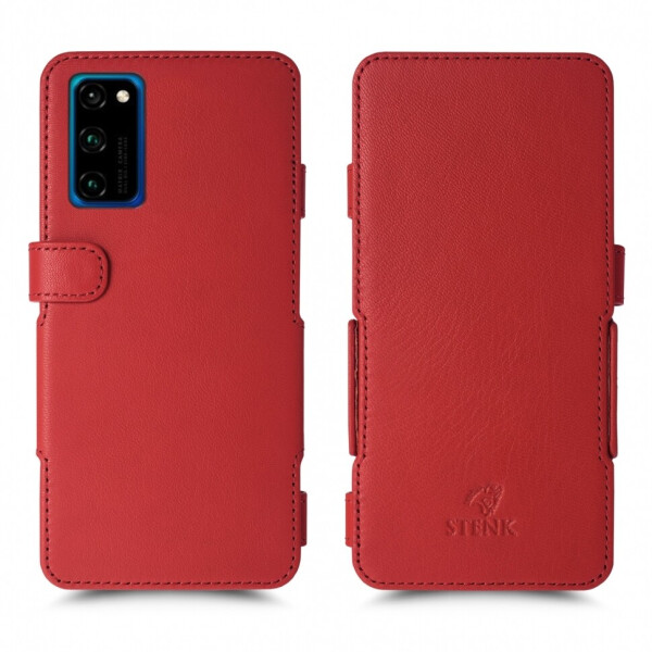 

Чехол книжка Stenk Prime для HuaWei Honor View 30 Pro Красный