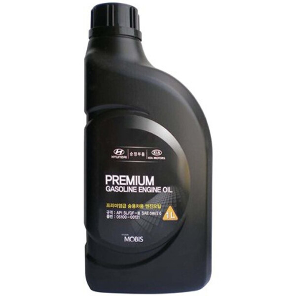 

Mobis Premium Gasoline (SAE 5W-20, API SL) синтетическое моторное масло, 1 л