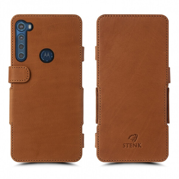 

Чехол книжка Stenk Prime для Motorola One Fusion Plus Camel