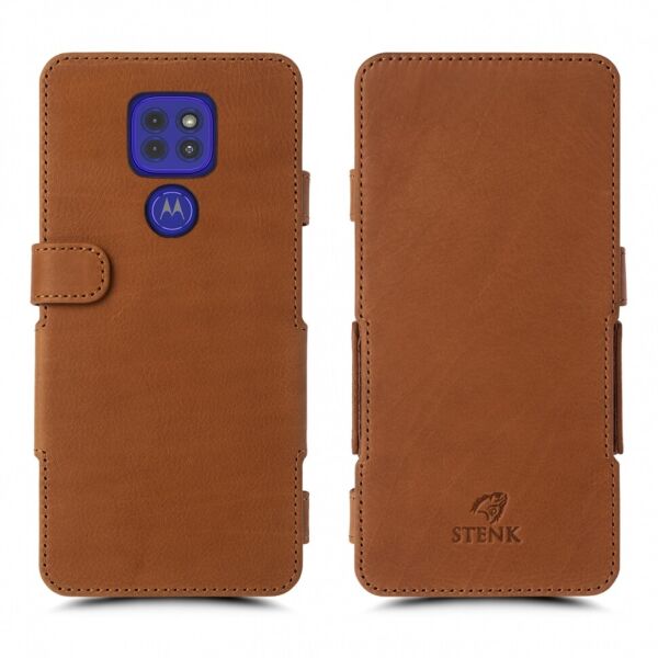 

Чехол книжка Stenk Prime для Motorola Moto G9 Play Camel