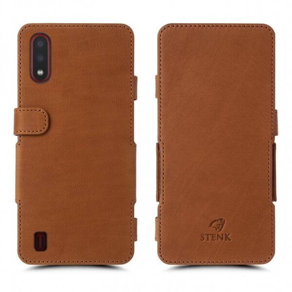 

Чехол книжка Stenk Prime для Samsung Galaxy A01 Camel